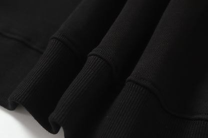 Chrome Hearts Rhinestone Horseshoe Hoodie - Black Gothic Streetwear Sweatshirt 2601