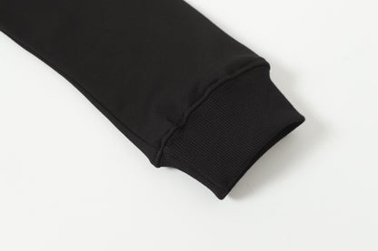 Chrome Hearts Rhinestone Horseshoe Hoodie - Black Gothic Streetwear Sweatshirt 2601