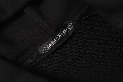 Chrome Hearts Colorful Rhinestone Hoodie - Black Gothic Street Sweatshirt 2608