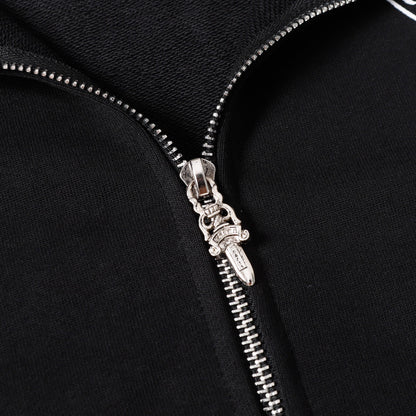Chrome Hearts Hoodie - Black Street Style Embroidered Sweatshirt 851