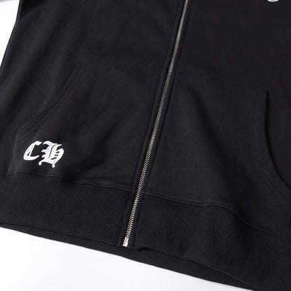 Chrome Hearts Hoodie - Black Street Style Embroidered Sweatshirt 851