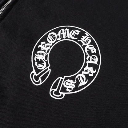 Chrome Hearts Hoodie - Black Street Style Embroidered Sweatshirt 851