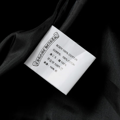 Chrome Hearts Varsity Jacket - Black White Gothic Baseball Coat 2206