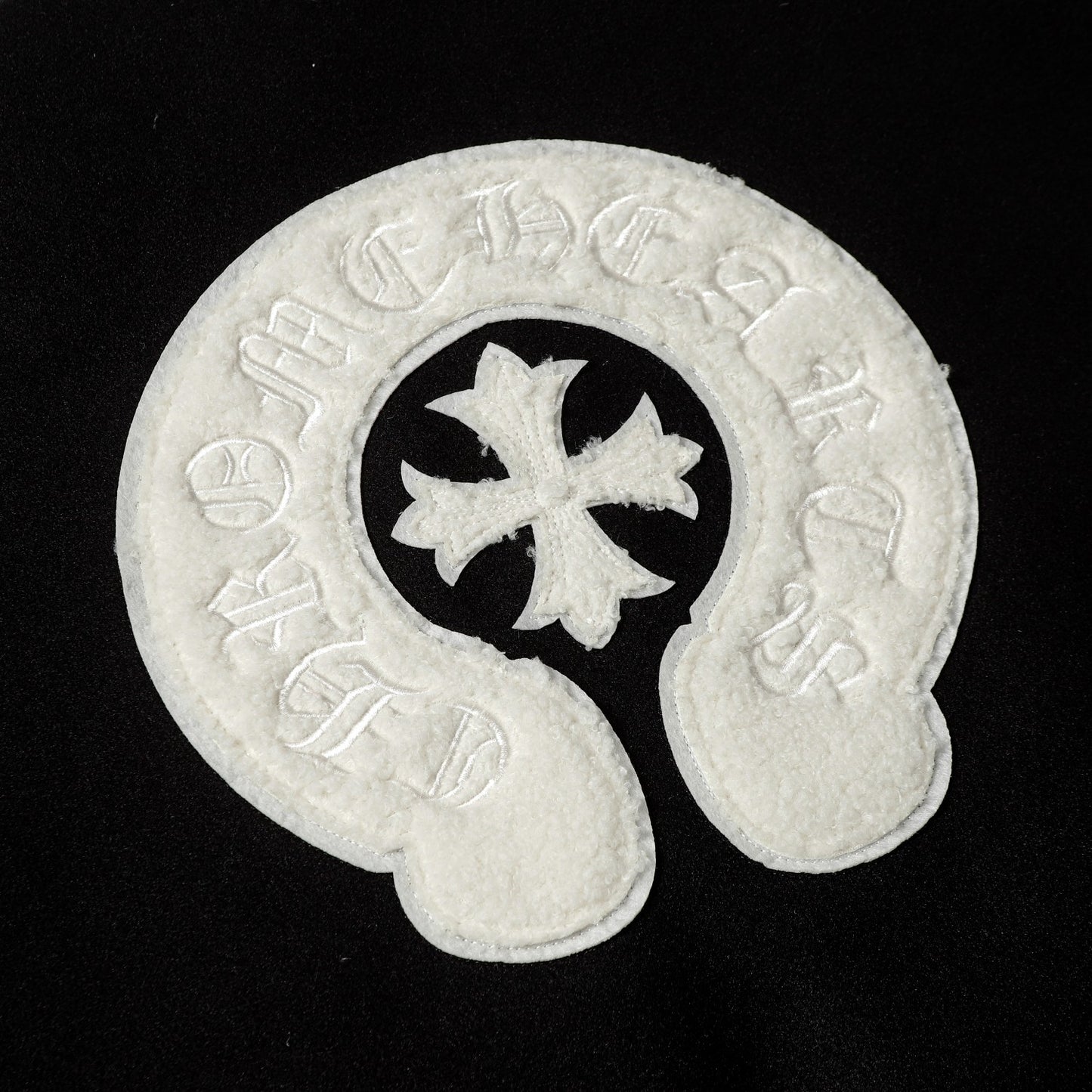 Chrome Hearts Varsity Jacket - Black White Gothic Baseball Coat 2206