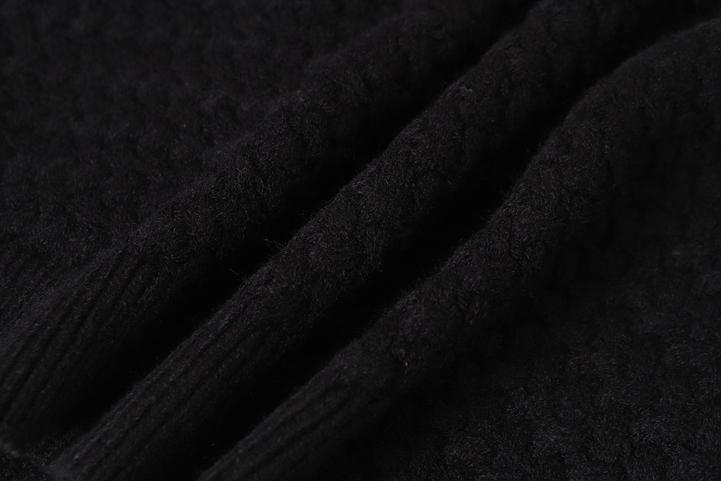 Chrome Hearts Gothic Cross Knit Cardigan - Black Grey Streetwear Jacket 904