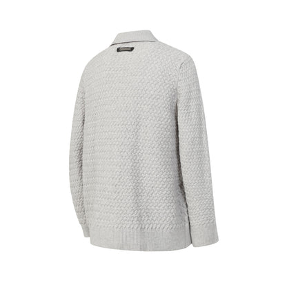 Chrome Hearts Gothic Cross Knit Cardigan - Black Grey Streetwear Jacket 904